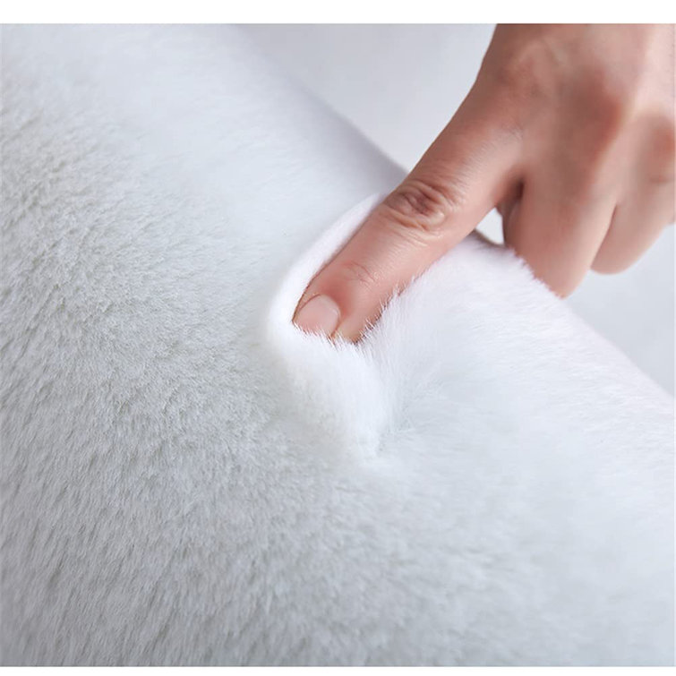 Perlena Faux Fur Washable Indoor Rug