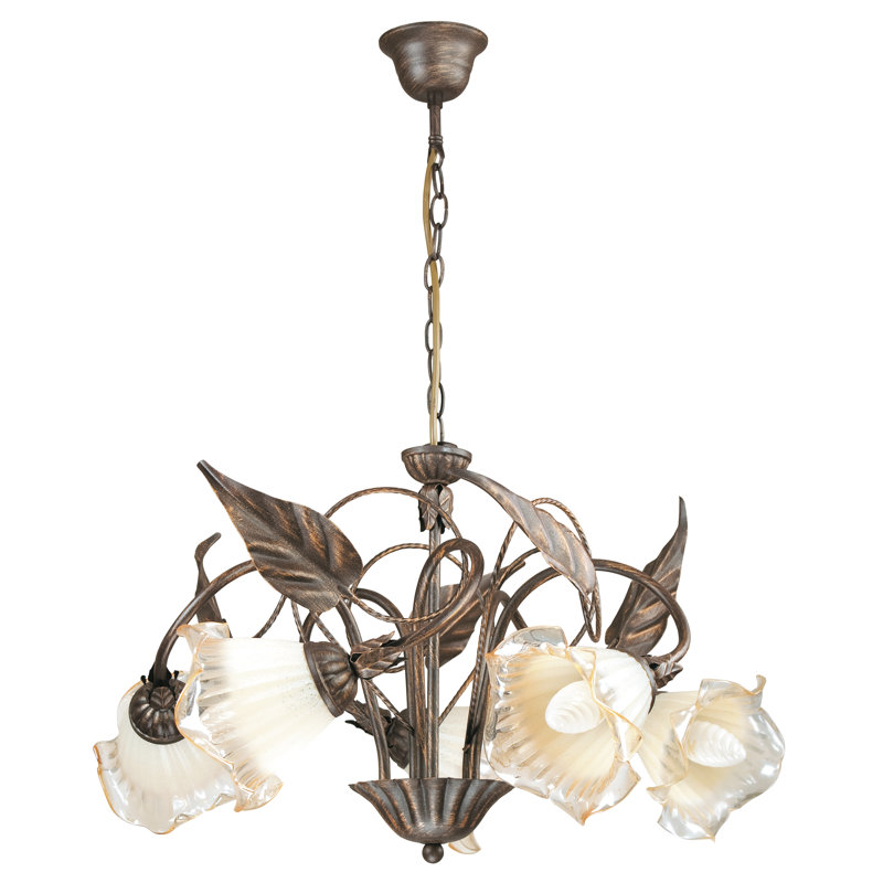 Dolphin 5 - Light Shaded Chandelier