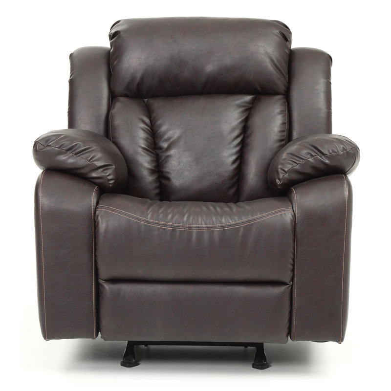 Fauteuil inclinable berçant Cozy, Marron foncé