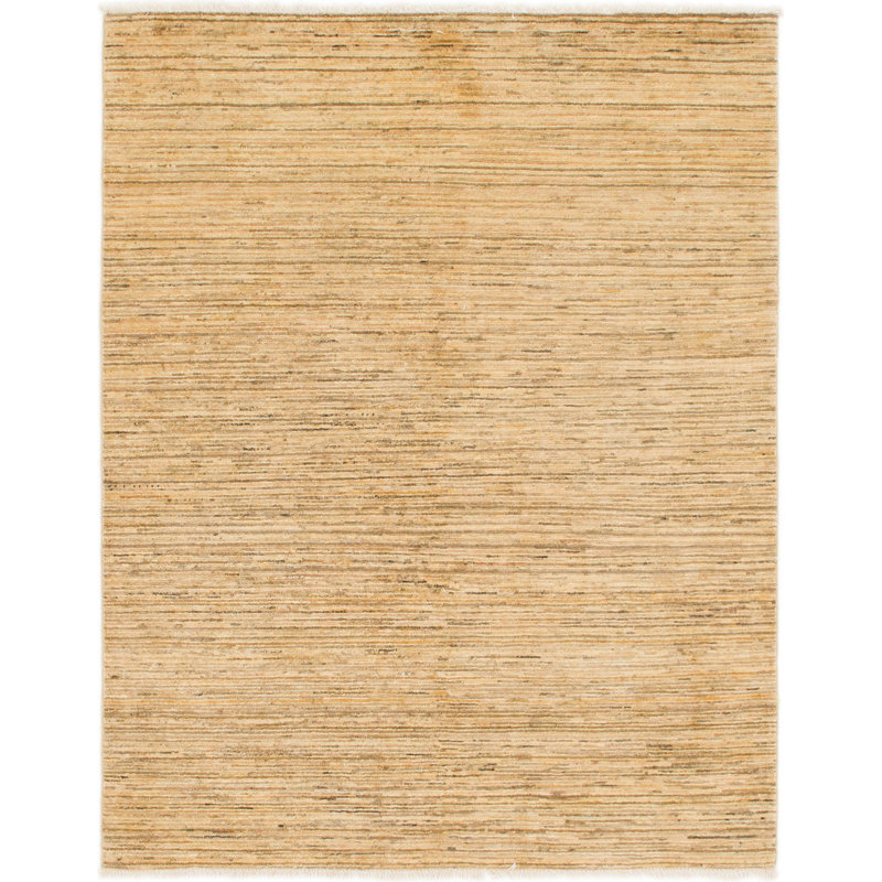 Didcot One-of-a-Kind 5' X 6'6" New Age Wool Area Rug in Beige