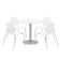 36" L Round Breakroom Table and Chair Set