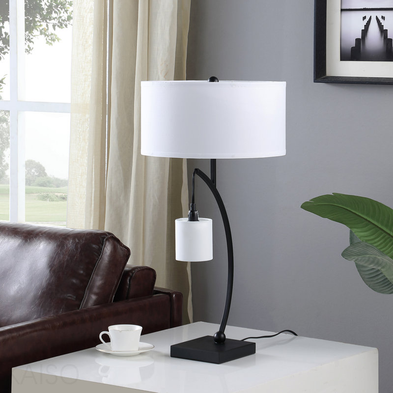 Lampe de table 28 po, Matte Black