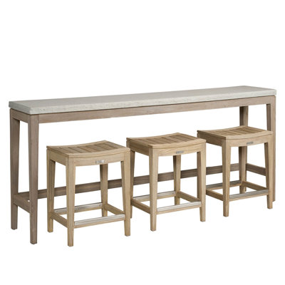 Saratoga Rectangular Outdoor Bar Table