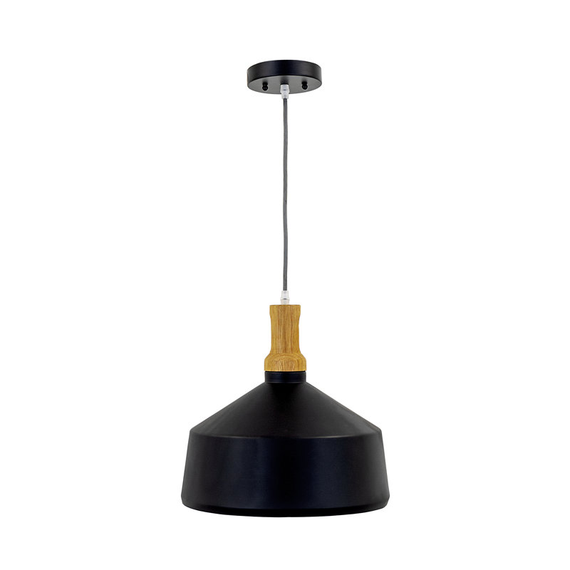 Way Wick 1 - Light Black Stainless Single Pendant