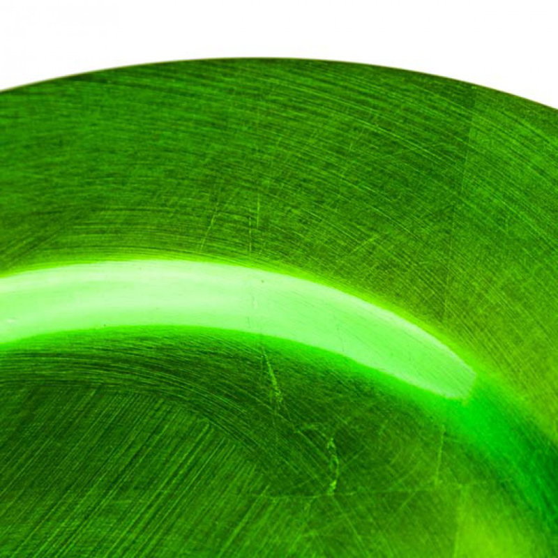 Solid Colour Charger, Lime Green