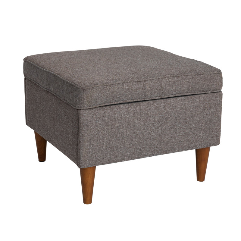 Atley Upholstered Fabric Storage Ottoman
