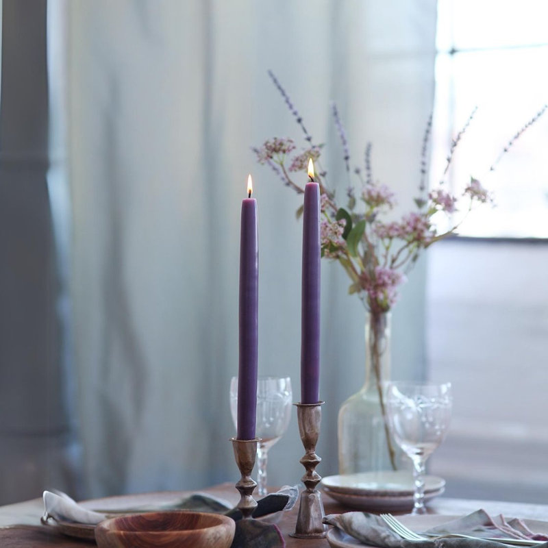 100% cire d'abeille pure lilas, Aubergine