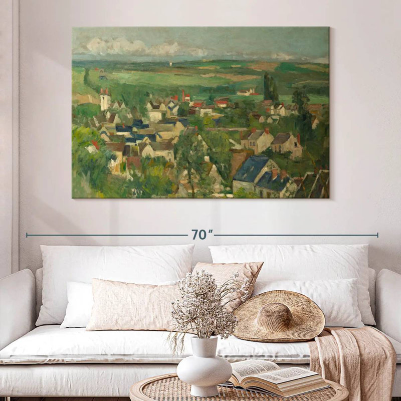 Vue panoramique d'Alvord Auvers, H 34 po x l 51 po