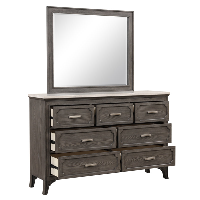 Commode l 7,05 po avec miroir Jvian