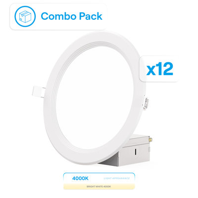 Ensemble de 6 lumières à DEL encastrées Infibrite Thin