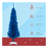 Eye-Catching Pencil Christmas Tree, Artificial Xmas Tree with Sturdy Stand for Festive Home Decor