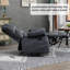 Grand fauteuil inclinable manuel en tissu pour le salon-510749141