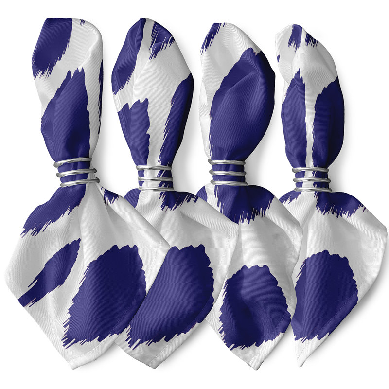 Serviette Dalonna, L 18 po x L 18 po, Bleu
