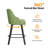 Elegant 360° Swivel Bar Stool Stylish Design With Plush Cushion & Sturdy Build-1601813355-1601813357