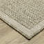 Tapis intérieur / extérieur brun clair en polypropylène tissé à la machine Sandridge-1029173469