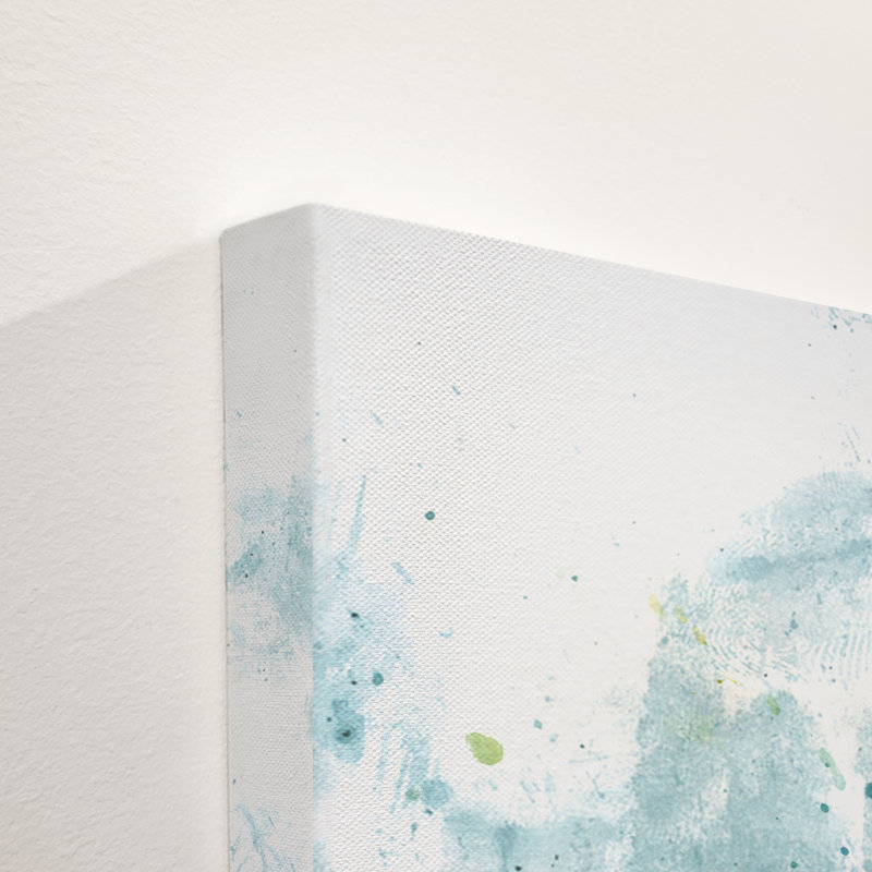 Scattered Seahorse Painting by Emma Brooks, Knife Gel, 81" H x 54" W x 1.5" D