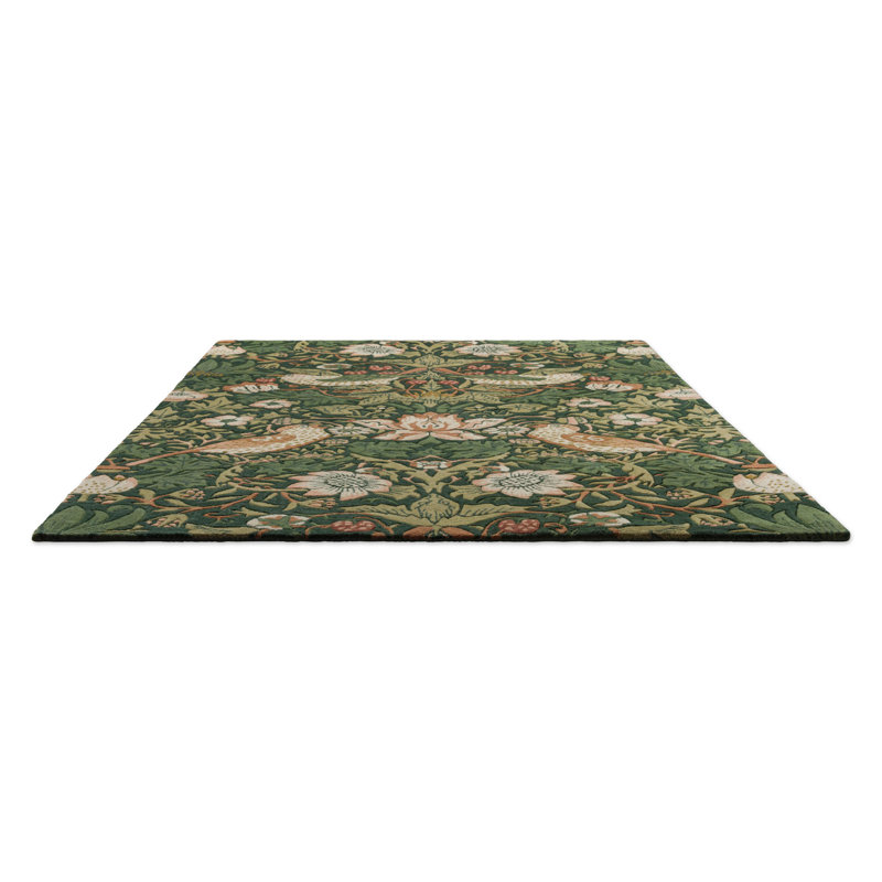 Hand Tufted Wool Area Rug in Forest, Rectangle 8'2" x 11'6"