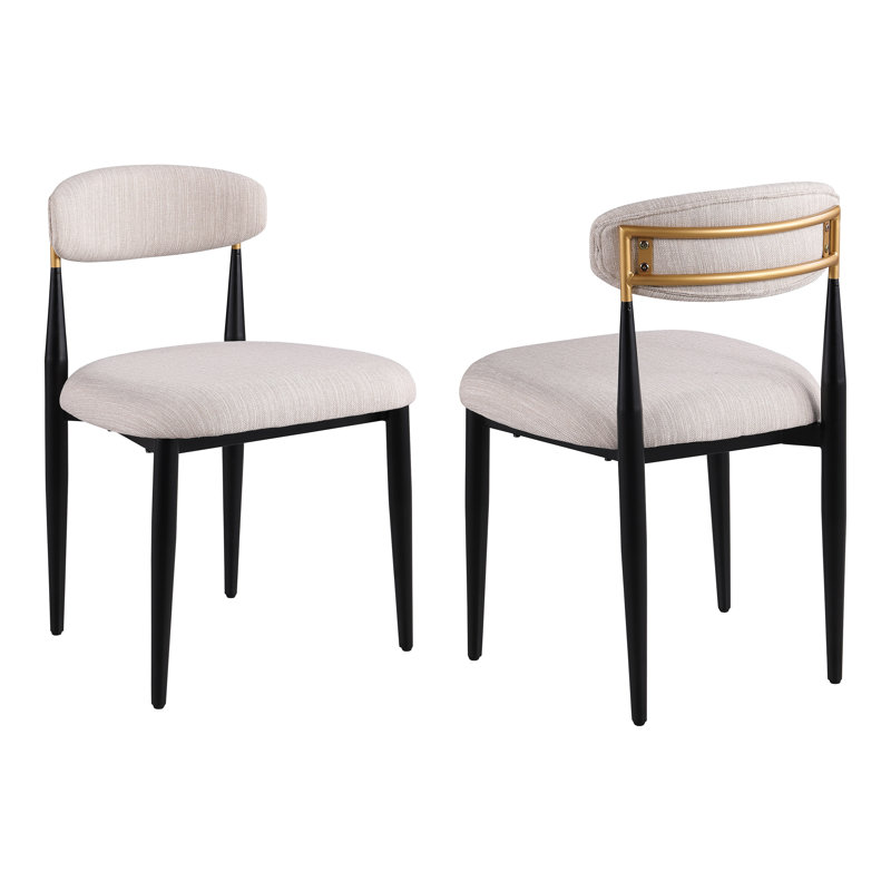 Chaise d'appoint rembourrée Liam