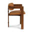 Chaise avec accoudoirs en bois massif Averna-432789549
