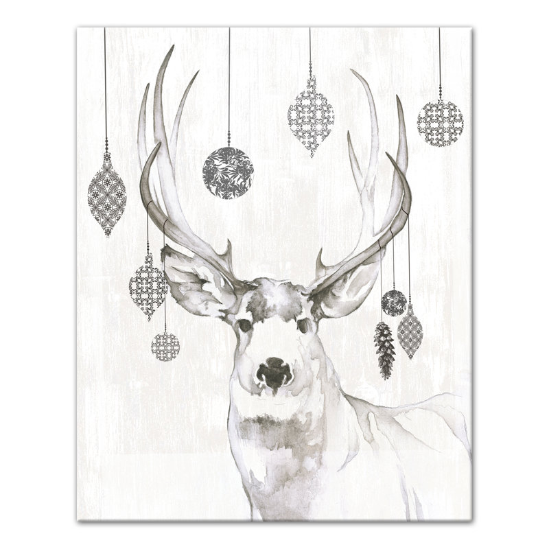 «Decorated Deer Antler», impression sur toile