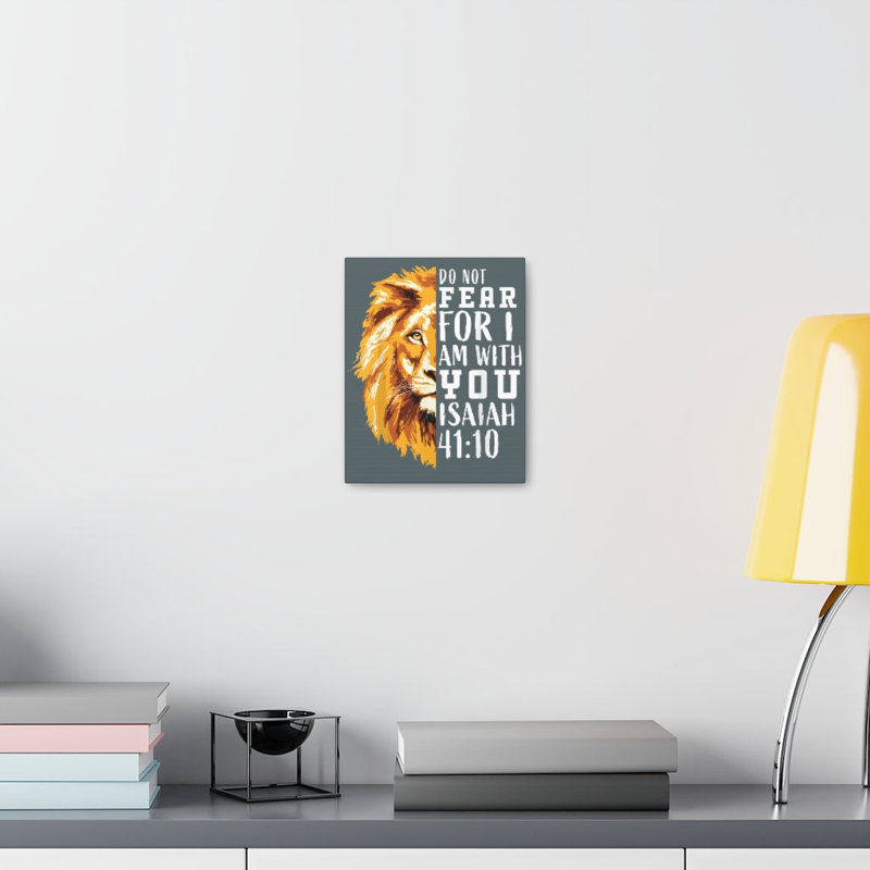 Do Not Fear For I Am With You - Wrapped Canvas Print, 36cm H x 28cm W