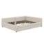 Lit plateforme tapissier - Fonction de chargement USB et 2 tiroirs inclus-1028482640