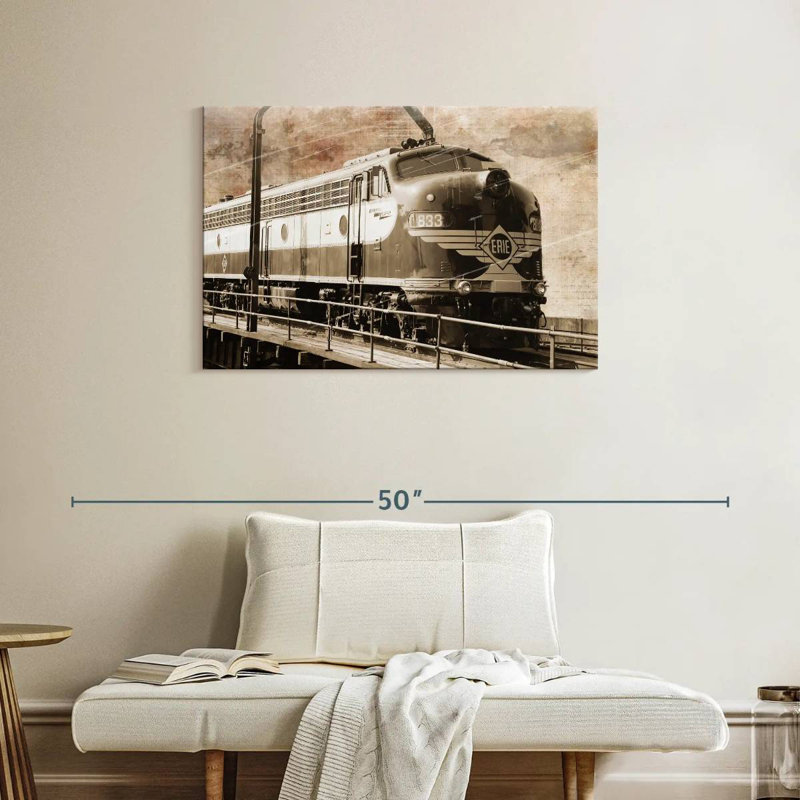 Mehar Erie Train, 24" H x 36" W