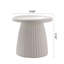 Table d'appoint ronde en oxyde de magnésium avec table d'appoint ronde de 19,69 po de diamètre-425203490-425203501-425203500
