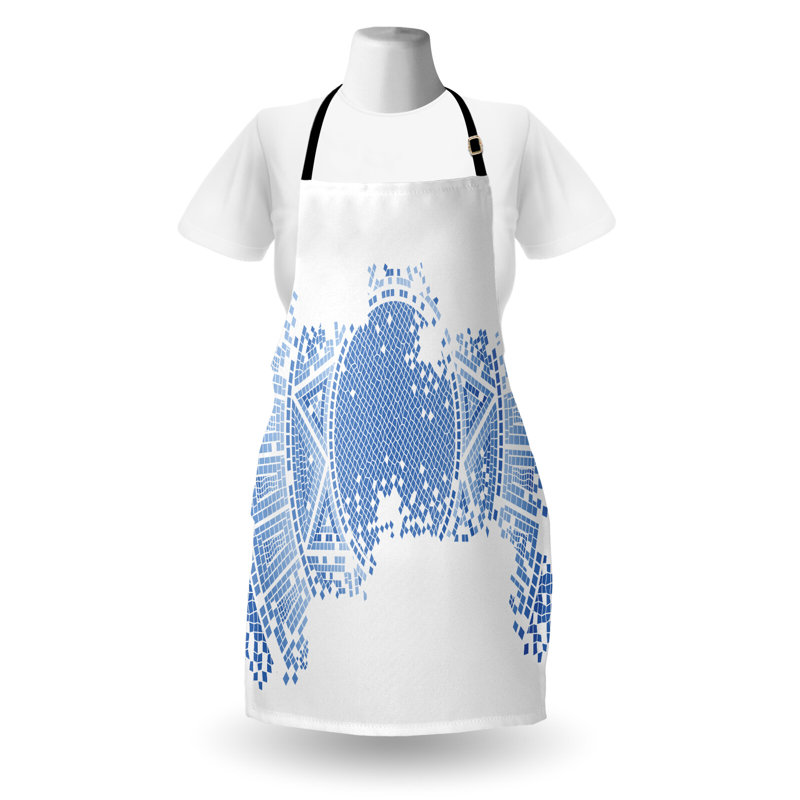 No Pattern Bib Apron