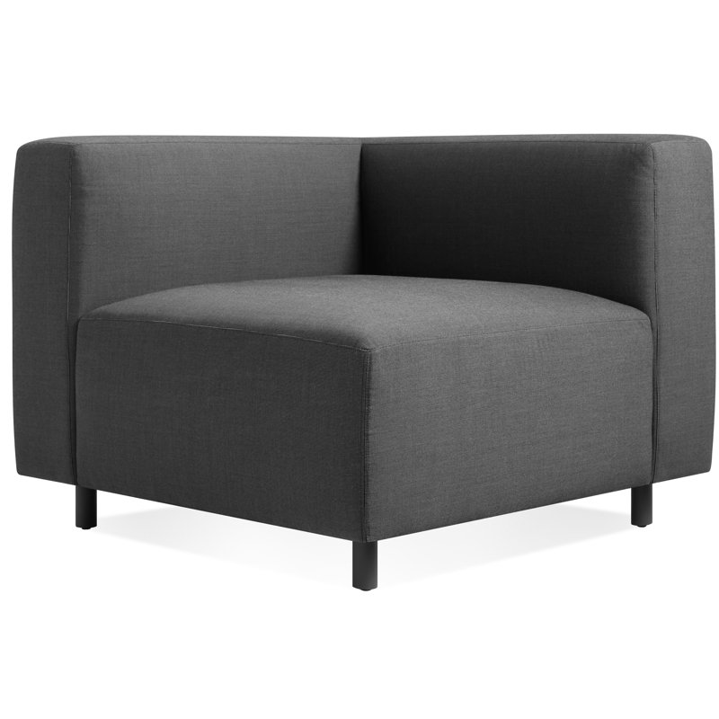 9 Yard Outdoor One Arm Lounge Chair, Coal Sunbrella®