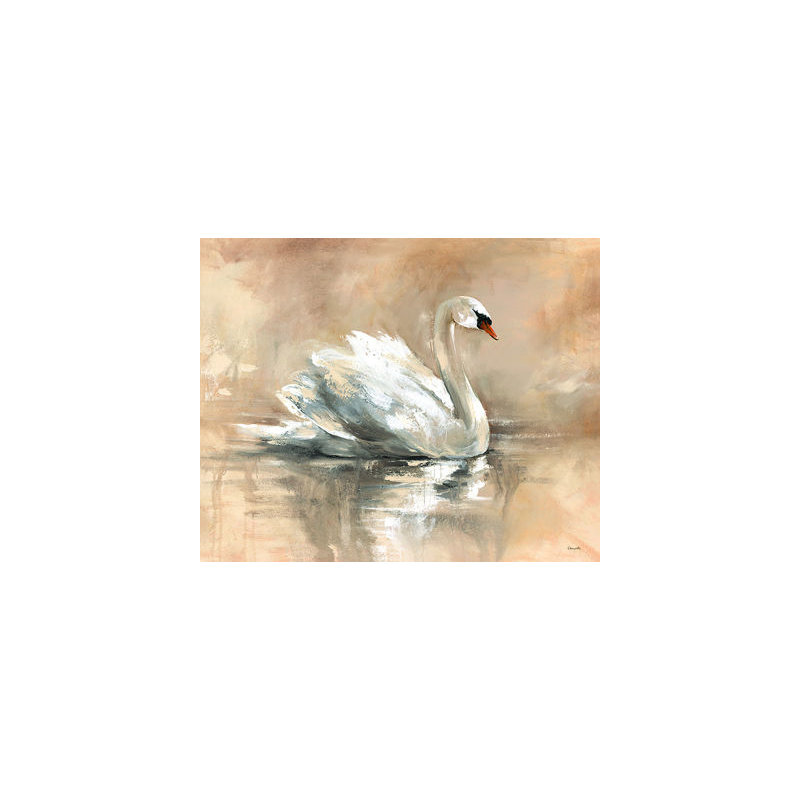 Swan Lake Print by Chelsea Art Studio, Outdoor, 24" H x 30" W x 1.5" D
