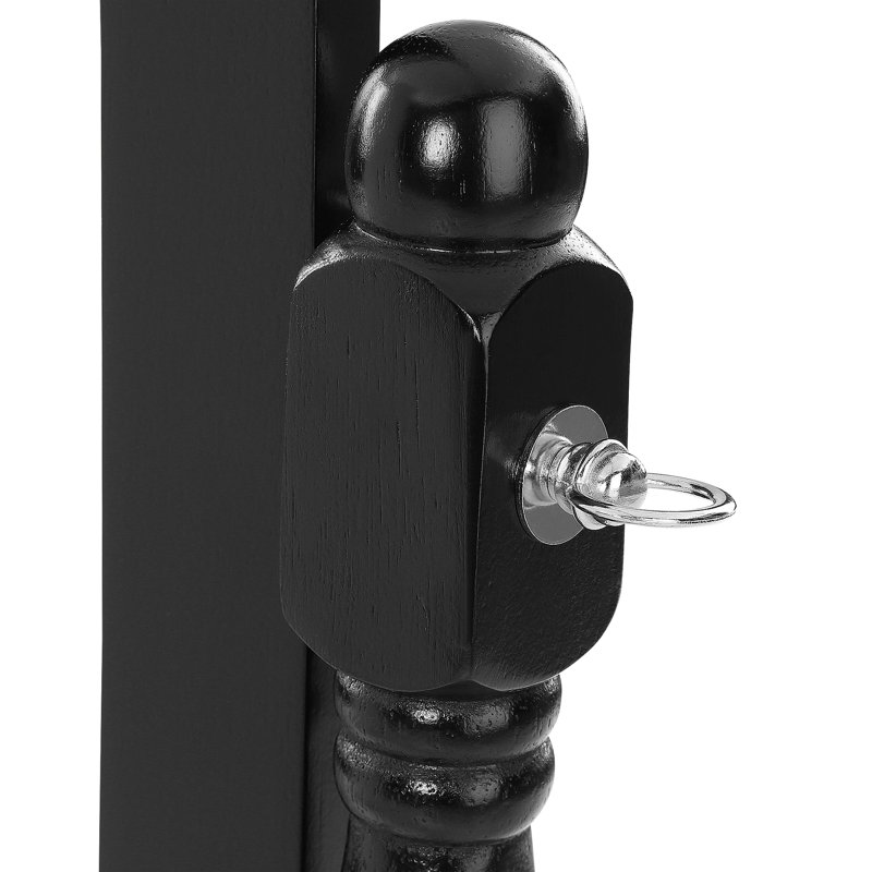 Beecroft Oval Freestanding Full Length Mirror, Black