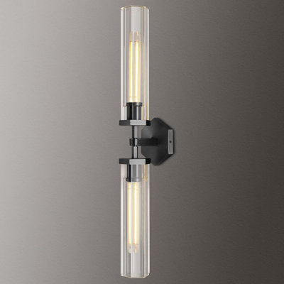 2-Light Dimmable Wall Mounted Sconce(Bulbs Included)