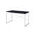 Tennos Black & Chrome Finish Writing Desk (Not Including Office Chair)-1963478952