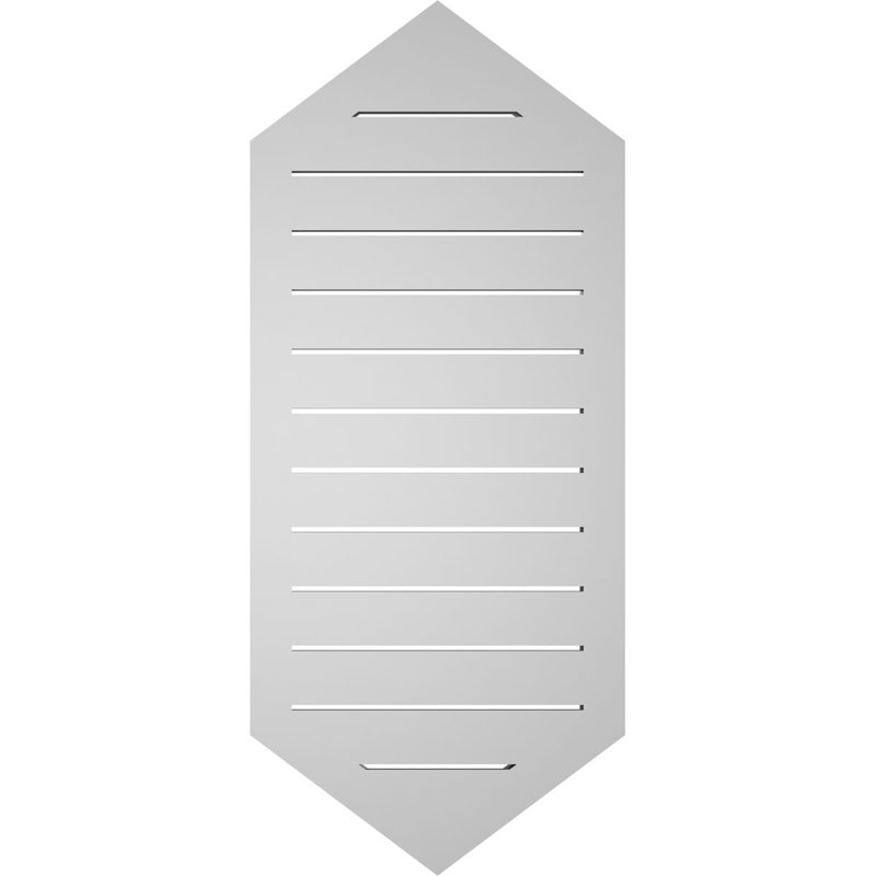 Pente verticale verticale en uréthane 9 pi, H 42 po x l 18 po x P 1,5 po