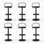 Chaise d'appoint noire Wishbone (ensemble de 6)-908012336-908012340-908012342