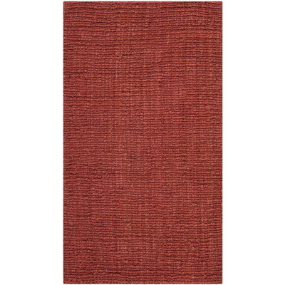 Alda Natural Fiber Hand Woven Jute Solid Color Rug
