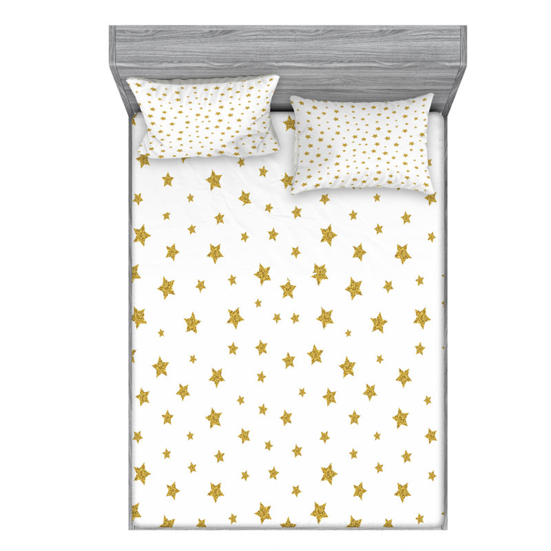 Microfiber Sheet Set, Queen Sheet Set with Fitted Sheet