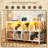 8-cube Bookcase With Led Lights & Charging Ports, Sturdy Storage Organizer For Home Office/living Room/bedroom ,57.09"W × 13.78"D × 29.92"H-357209201-357209212