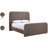 Fira Daliah Linen Textured Fabric Upholstered Bed-2026383480-2026383485