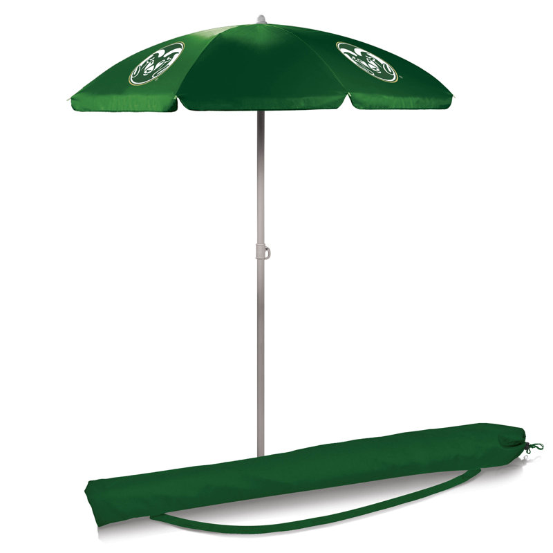 Parasol de plage 5,5 pi Ncaa, Vert forêt, Colorado State