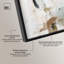 «Misty Forms II Shadowbox Print», art mural abstrait par Art Remedy, cadre noir, 31 x 21-1977049578-1977049568