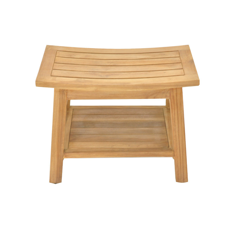 Wheatley 24'' W Teak Shower Bench