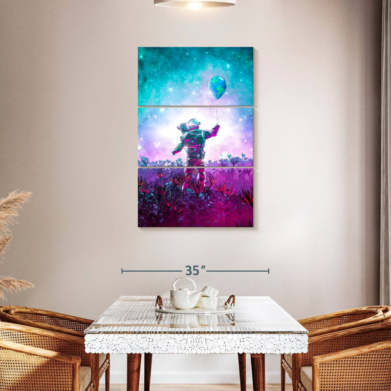 Oberle Vivid Astronaut's Dream, 45" H x 28" W