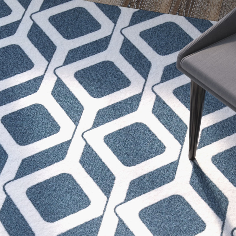 Sulien Geometric Indoor Rug, Rectangle 4' x 6'