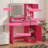 Vanity Desk with LED Mirror, Large Drawer, and 3-Tier Storage Shelf  3 Lighting Modes-1122895277