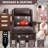 Brown Faux Leather Manual Massage Recliner - 8 Vibrating Nodes, 3 Modes, Heavy-Duty-1004032736