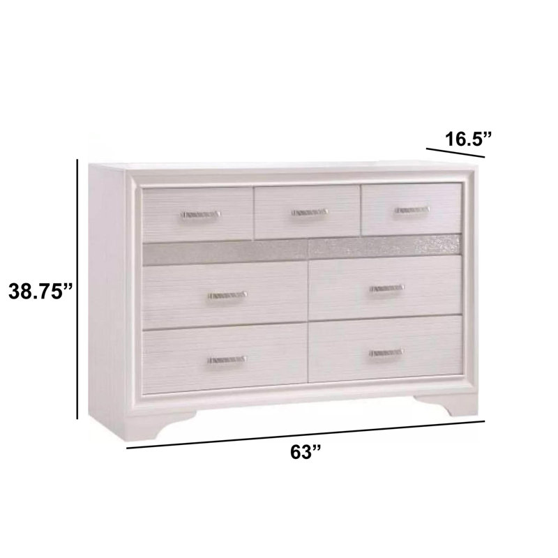 Commode double 7 tiroirs Jenene