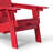 Outdoor Folding Adjustable Adirondack Chair With Cup Holder & Hideaway Ottoman-1367298873