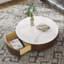 Table basse 35 po pour salon, table basse en marbre avec tiroir, sans assemblage-593432168